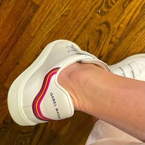 ISABEL MARANT Velcro tennis shoes; sz 38, run small. $191.75 for local pickup.